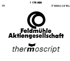 Feldmühle Aktiengesellschaft thermoscript