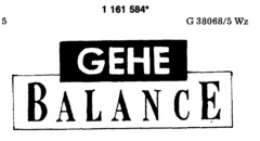 GEHE BALANCE