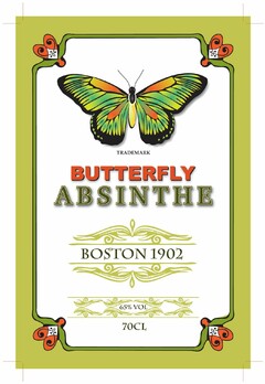 BUTTERFLY ABSINTHE BOSTON 1902