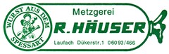 WURST AUS DEM SPESSART Metzgerei R.HÄUSER