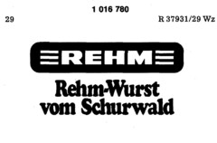 REHM Rehm-Wurst vom Schurwald