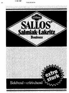 Villosa SALLOS Salmiak-Lakritz Bonbons