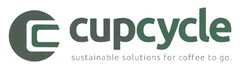 cupcycle sustainable solutions for coffee to go.