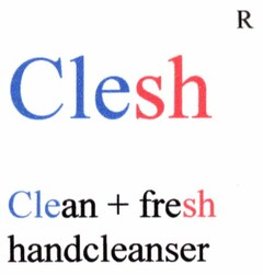 Clesh Clean + fresh handcleanser