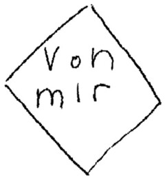 von mir