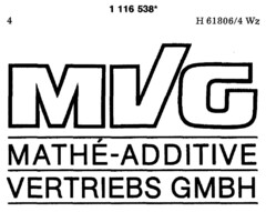 MVG MATHE-ADDITIVE VERTRIEBS GMBH