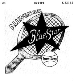 ALLWEATHER Blue Star Tennis-String