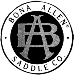 BONA ALLEN SADDLE CO.