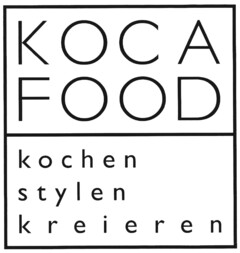 KOCA FOOD kochen stylen kreieren