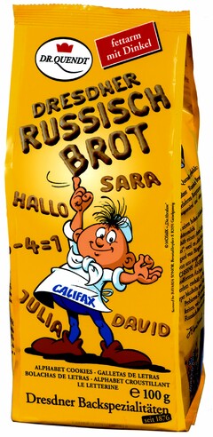 DR.QUENDT DRESDNER RUSSISCH BROT