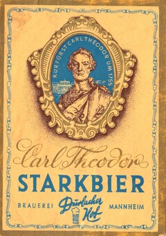 Carl Theodor STARKBIER Brauerei Durlacher Hof Mannheim