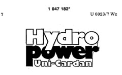 Hydro power Uni-Cardan