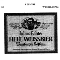 Julius Echter HEFE-WEISSBIER Würzburger Hofbräu