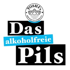 TOSHI`s Das alkoholfreie Pils BREWED IN GERMANY