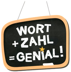 WORT + ZAHL = GENIAL!