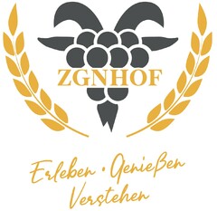 ZGNHOF Erleben · Genießen Verstehen