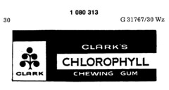 CLARK`S CHLOROPHYLL CHEWING GUM