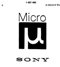 Micro μ SONY