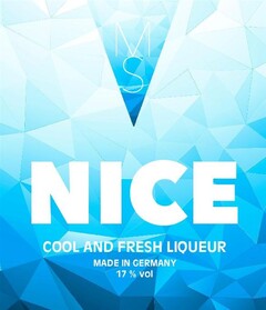 MS NICE COOL AND FRESH LIQUER MADE IN GERMANY 17 % vol