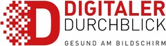 D DIGITALER DURCHBLICK GESUND AM BILDSCHIRM