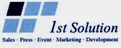 1 st Solution Sales-Press-Event-Marketing-Development