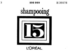 shampooing 15 L`OREAL