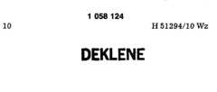 DEKLENE