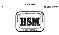 HSM HERMANN SCHWELLING MACHINERY