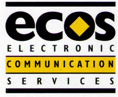 ecos ELECTRONIC COMMUNICATION SERVICES