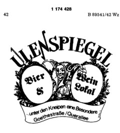 ULENSPIEGEL Bier & Wein Lokal ... unter den Kneipen eine Besondere Goethestraße/Querallee