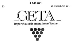 GETA Importhaus für australische Weine