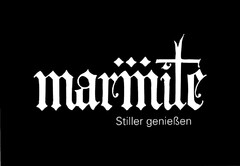 marmite Stiller genießen