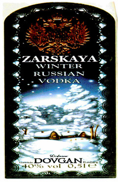 ZARSKAYA WINTER RUSSIAN VODKA