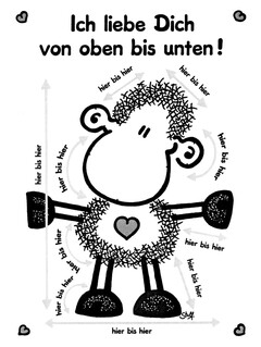 Ich liebe Dich von oben bis unten!