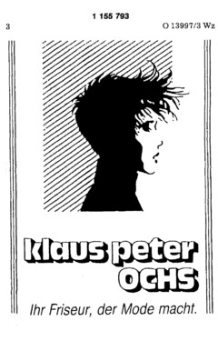 klaus peter OCHS Ihr Friseur, der Mode macht.