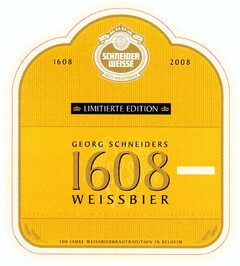 GEORG SCHNEIDERS 1608 WEISSBIER