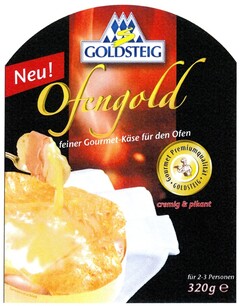 GOLDSTEIG Ofengold feiner Gourmet-Käse für den Ofen