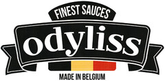 FINEST SAUCES odyliss MADE IN BELGIUM