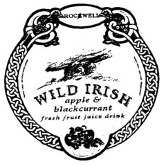 ROCKWELL WILD IRISH apple & blackcurrant fresh fruit juice drink