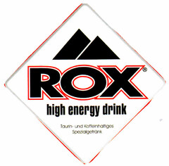 ROX high energy drink