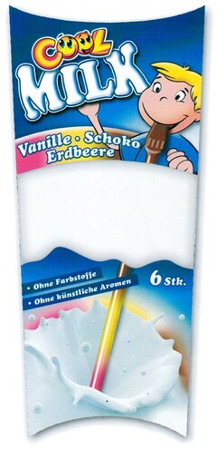 COOL MILK Vanille Schoko Erdbeere