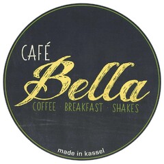 CAFÉ Bella COFFEE BREAKFAST SHAKES made in kassel