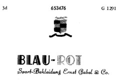 BLAU-ROT Sport-Bekleidung Ernst Gabel