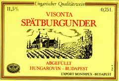 VISONTA SPÄTBURGUNDER