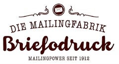 DIE MAILINGFABRIK Briefodruck MAILINGPOWER SEIT 1912