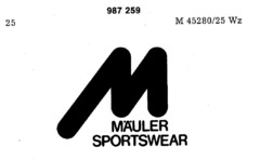 MÄULER SPORTSWEAR