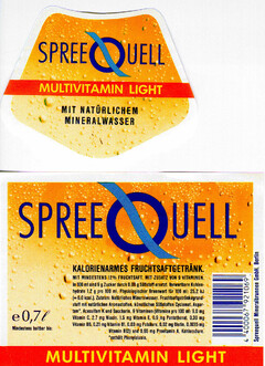 SPREEQUELL MULTIVITAMIN LIGHT