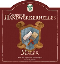 GOLDACHER HANDWERKERHELLES MALER