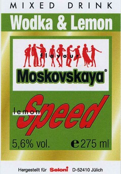 MIXED DRINK Moskovskaya lemon Speed