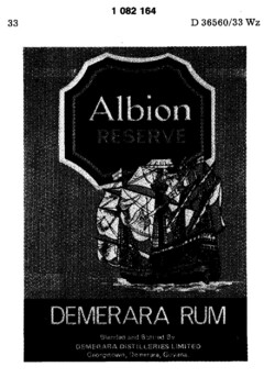 Albion RESERVE DEMERARA RUM